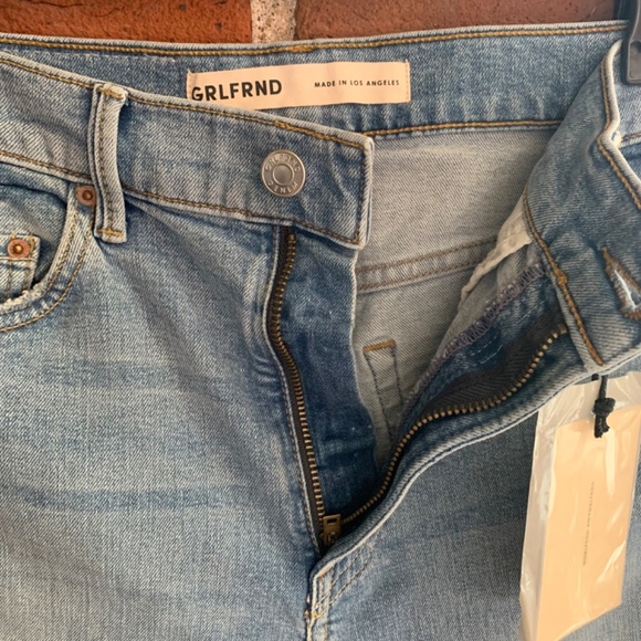 NWT Revolve GRLFRND Jeans High Rise Light Wash Kendall Stretch Skinny Size 25 - Picture 6 of 14